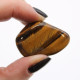 12x Medium African Tumble Stones - Tigers Eye - Golden