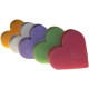 10x Heart Guest Soap - Raspberry