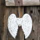 Hand Crafted Double Angel Wing &amp; Heart - 24cm