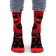 Hop Hare Bamboo Socks S/M - Red Dragons