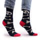 Hop Hare Bamboo Socks S/M - Skulls and Bones