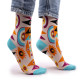 Hop Hare Bamboo Socks S/M - Psychedelic Evil Eye