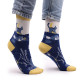 Hop Hare Bamboo Socks S/M - Midnight Cat