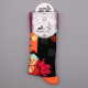 Hop Hare Bamboo Socks S/M - Pink Buddha &amp; Lotus