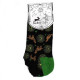 S/M Hop Hare Bamboo Socks Low (3.5-6.5) - Moonlight Wolfs