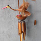 Bamboo Windchime - Natural finish - Mother &amp; Chicks