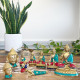 Brass Buddha Figure - Lrg Head - 11.5 cm