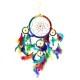 3x Bali Dreamcatchers - Large Round - Rainbow