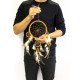 3x Bali Dreamcatchers - Large Round - Cream/Coffee/Choc