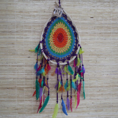 Bali Dream Catchers - Large Multi Teardrop