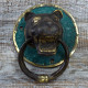 Brass Door Knocker - Tiger Head