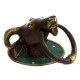 Brass Door Knocker - Rams Head