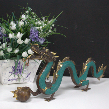 Fengshui - Small Dragon with Ball - 20cm