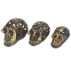 Vintage Brass Skull - Lrg