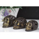 Vintage Brass Skull - Lrg