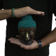 Large Classic Brass Buddha Head