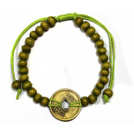 Good Luck Feng-Shui Bracelets - Lime Green