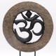 Buddha Feng Shui Set - Om - Grey &amp; Black