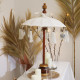 Bali Home Decor Parasol - Canvas - Natural- 40cm