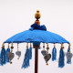 Bali Home Decor Parasol - Cotton - Turquoise- 40cm