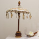 Bali Home Decor Parasol - Canvas - Gold Decor- 40cm