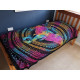 Single Cotton Bedspread + Wall Hanging - Elephant Head