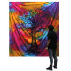 Double Cotton Bedspread + Wall Hanging - Winter Tree