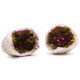 Coloured Calsite Geodes - Natural Rock - Pink &amp; Gold