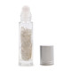 Gemstone Essential Oil Roller Bottle - Rock Quartz  - Silver Cap