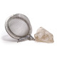 Raw Crystal Gemstone Tea Strainer - Smoky Quartz