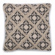 Classic Cushion Cover - Lux Criss-Cross &amp; Print - 45x45cm