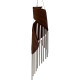 Coconut Leaf Wind Chimes - Chocolate