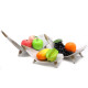 Coconut Leaf Fruit Bowl Set - Whitewash