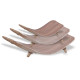 Coconut Leaf Fruit Bowl Set - Whitewash