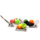 Coconut Leaf Fruit Bowl Set - Whitewash