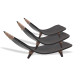 Coconut Leaf Fruit Bowl Set - Chocolate