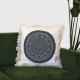 Traditional Mandala  Cushion Cover - 45x45cm - black