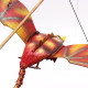 Red Coconut Dragon Mobile 37cm