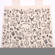 Big Cotton Shopping Bag - 38x42cm - Forest Life - 10oz