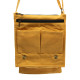 Cotton Canvas Messenger Bag - Yellow