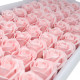 10x Craft Soap Flowers - Med Rose - Pink