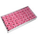 10x Craft Soap Flowers - Med Rose - Blush