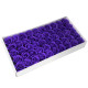 10x Craft Soap Flowers - Med Rose - Violet