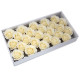 10x Craft Soap Flowers - Lrg Rose - Ivory