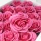 10x Craft Soap Flowers - Lrg Rose - Rose