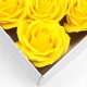 10x Craft Soap Flowers - Lrg Rose - Yellow