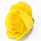 10x Craft Soap Flowers - Lrg Rose - Yellow