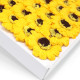 10x Craft Soap Flowers - Sml Sunflower - Yellow