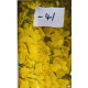 10x Craft Soap Flowers - Hyacinth Bean - Yellow