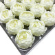 10x Craft Soap Flower - Ext Large Peony - Ivory